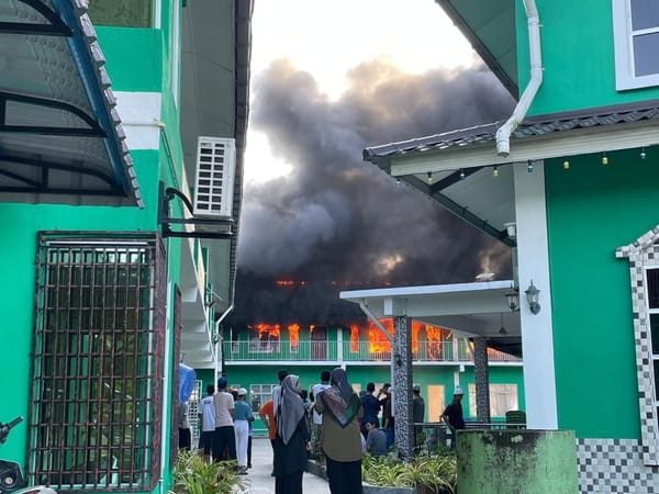 Kebakaran Tahfiz di Parit Bingan Tular